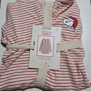 American Eagle Outfitters Kids Red Striped Pajamas